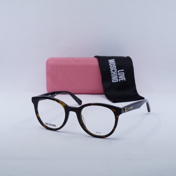 Final Price! Moschino MOL518 0086 00 Havana Eyeglasses 49mm